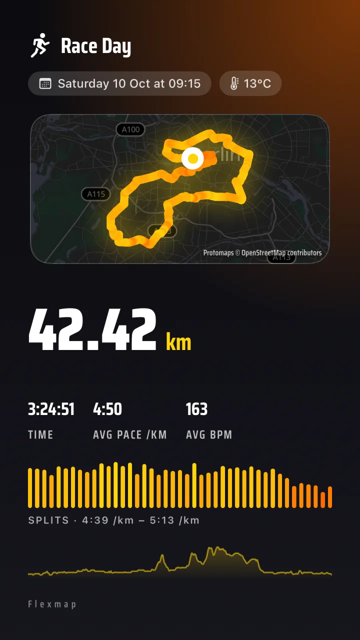 Race Day, ember palette